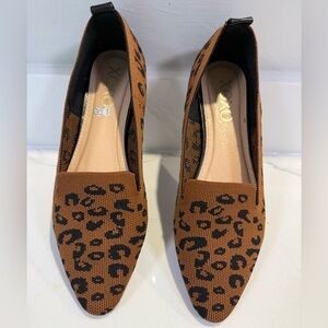 XOXO Women's Leopard Flats - Brown and Black